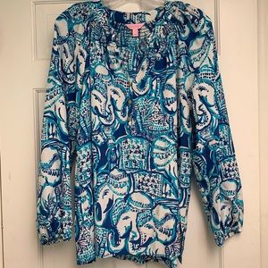 Lilly Pulitzer blouse size Large